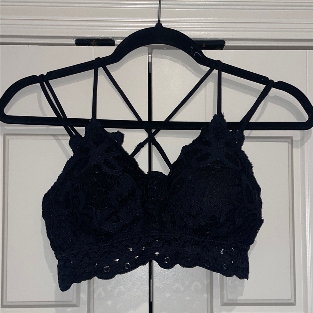 Cherish Black Lace Top